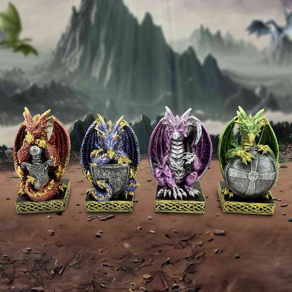 Nemesis Now U5071R0 Hear Me Roar Blue Dragon Calling Figurine, Polyresin, One Size